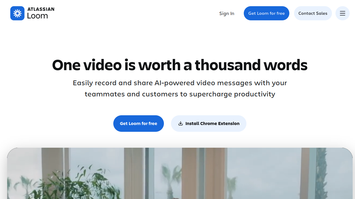 Loom website overview