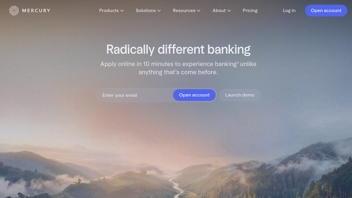 Mercury website overview